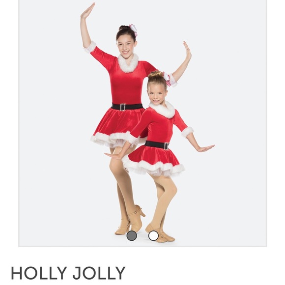 Christmas Santa Dance costume child small - Picture 3 of 15